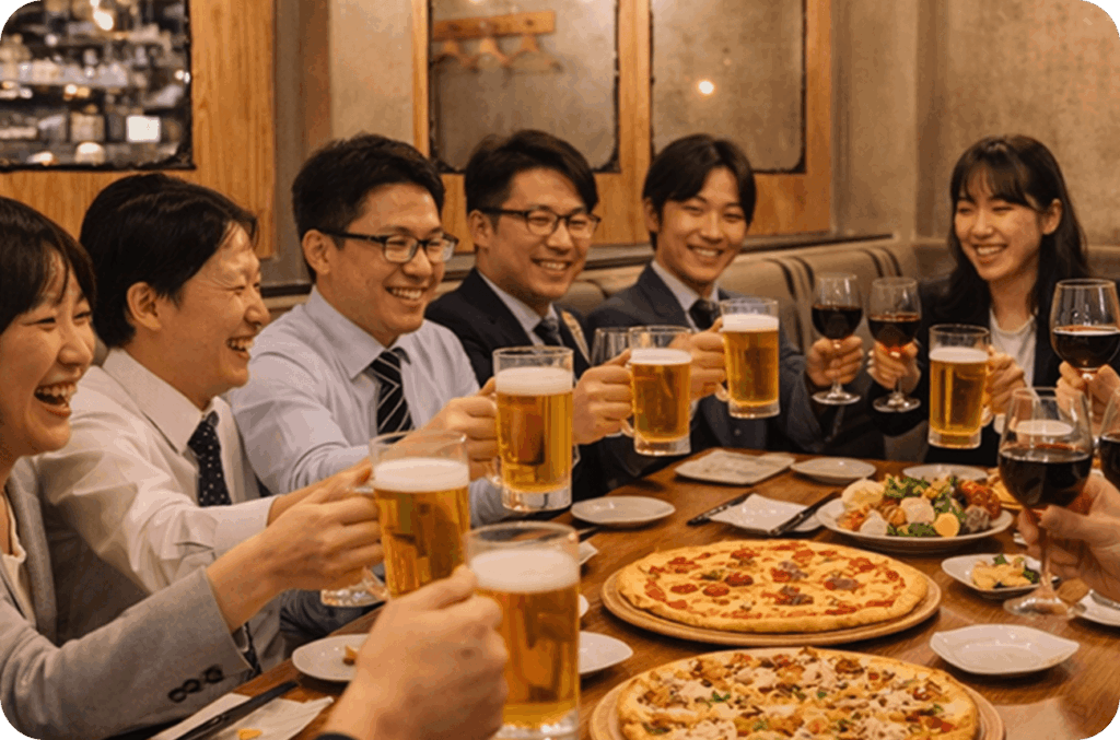 懇親会の風景写真