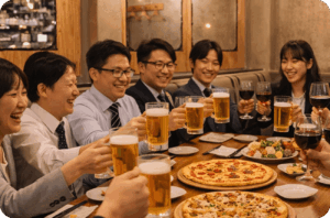 懇親会の風景写真