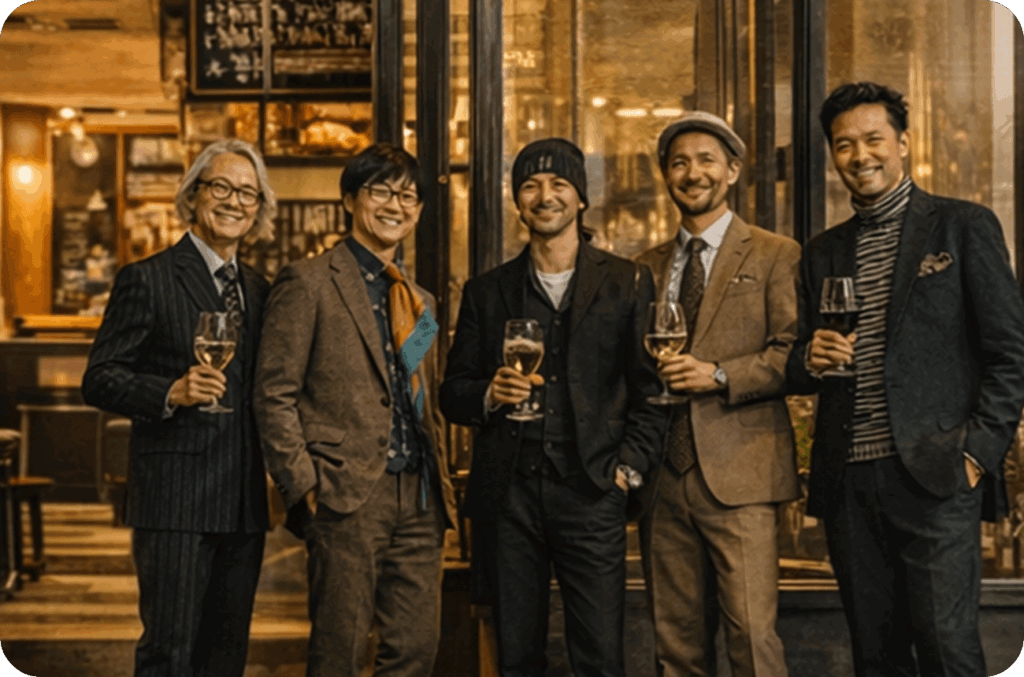 クライアントさんとの会食風景写真