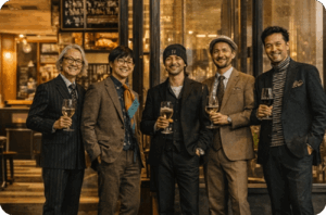クライアントさんとの会食風景写真